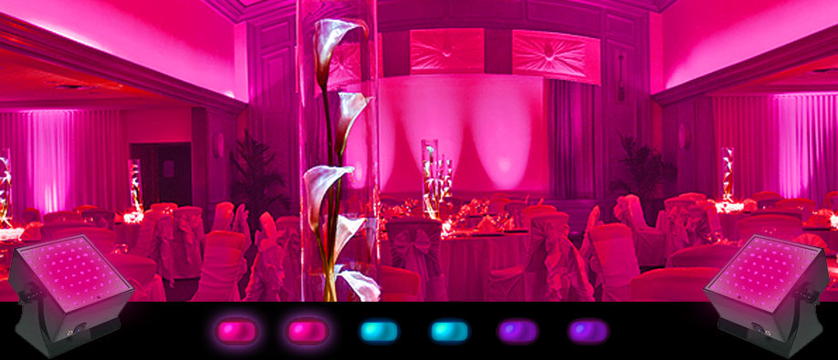 Wireless LED Wedding Lighting