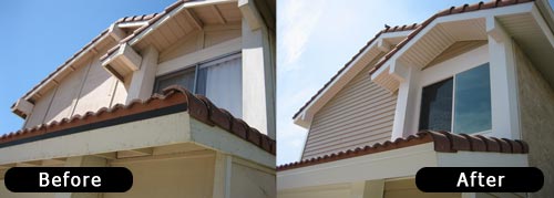 Soffit - Before & After