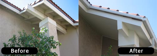 Soffit - Before & After