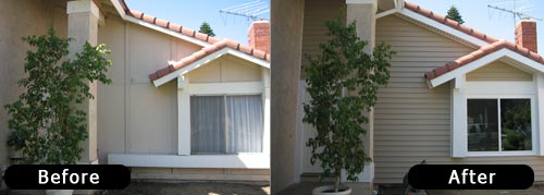 Vinyl Siding - Before & After