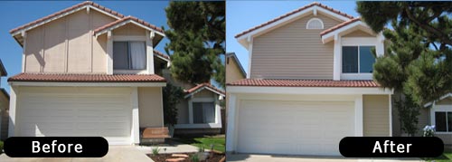 Vinyl Siding - Before & After