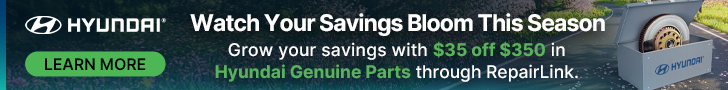 RepairLink Hyundai Accelerator in-app banner