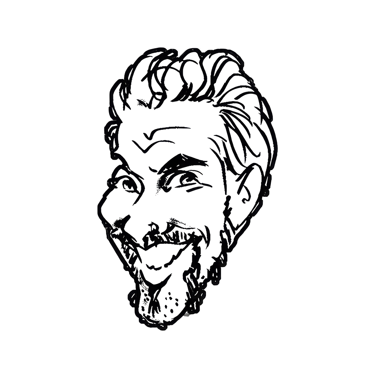 Illustrated portrait of Brian Anthony